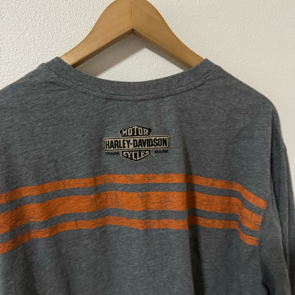 Harley-Davidson Embroidered Patch Long Sleeve Str… - image 7